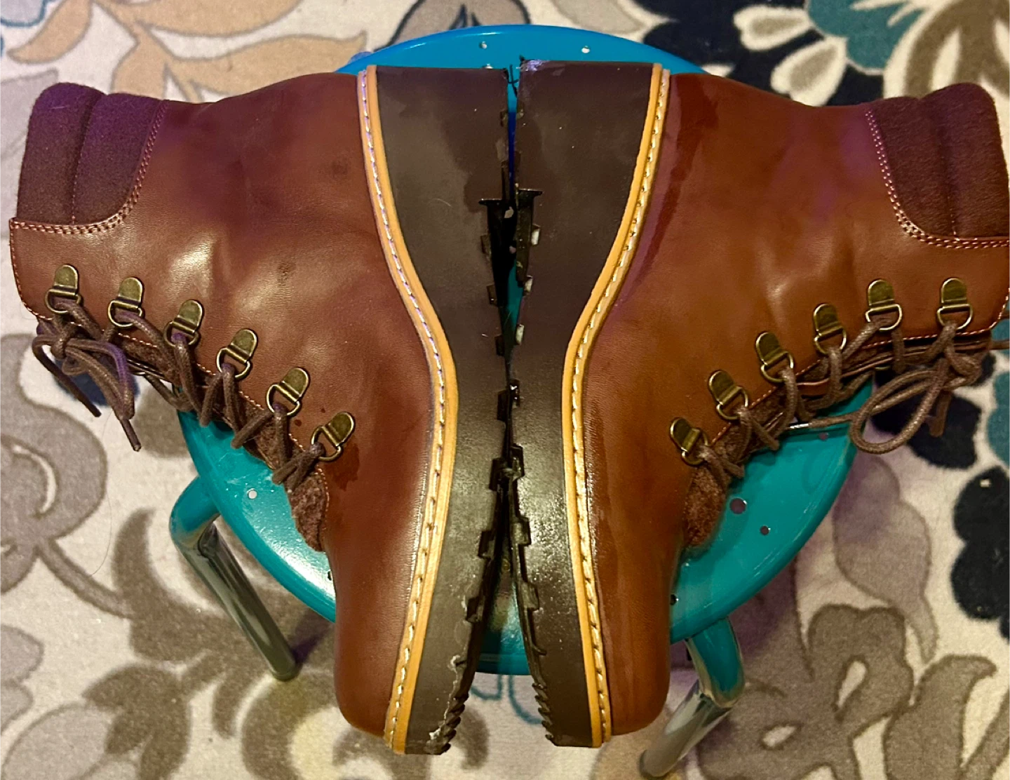 Brown Lace-Up & Zip Ankle Boots - photo 4
