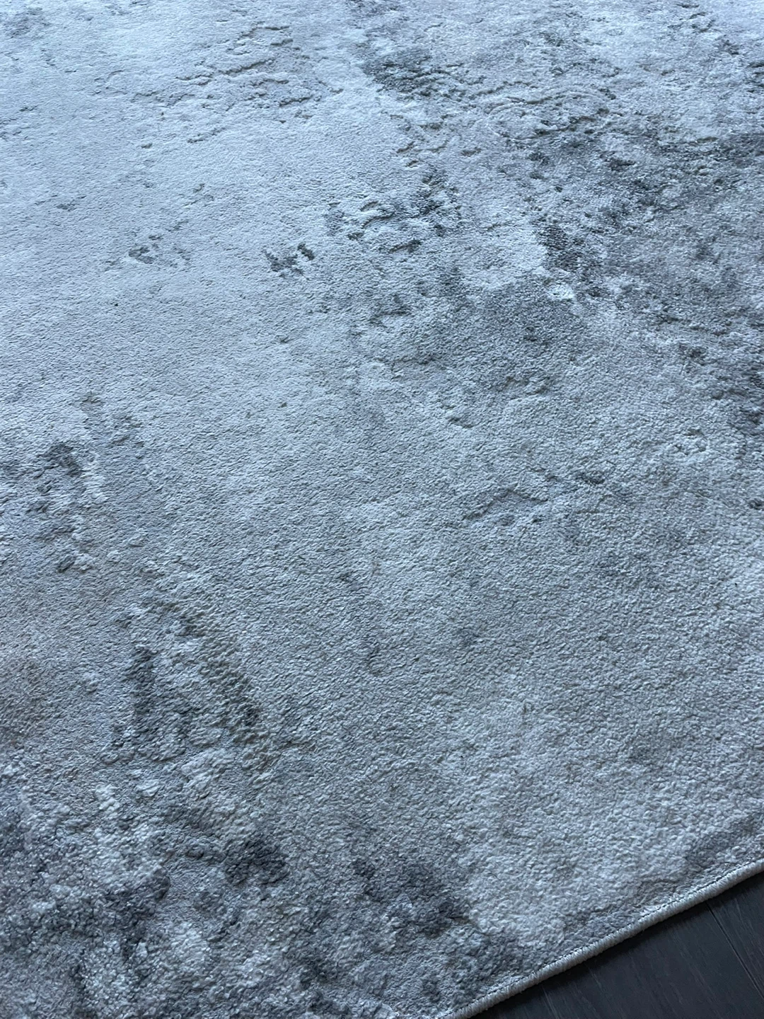 Grey Abstract Area Rug - photo 2