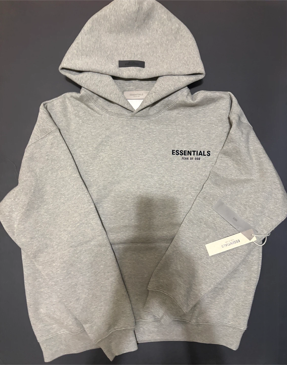FOG Essentials Hoodie Dark Oat Fits like large