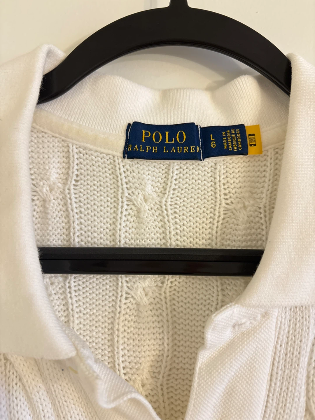 Polo Ralph Lauren White Cable Knit Sweater Dress - Size L - photo 2