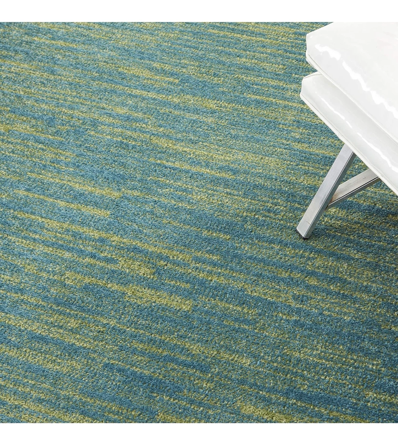 Nourison Essentials Contemporary Rug - Blue/Green - 4'x6' - photo 4