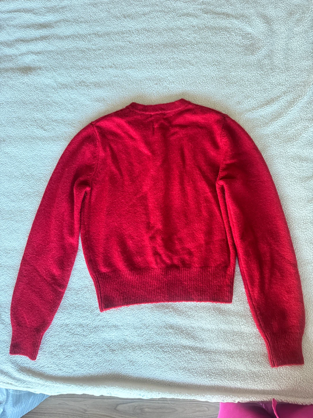 DYNAMITE Red Bow Button Cardigan - photo 2