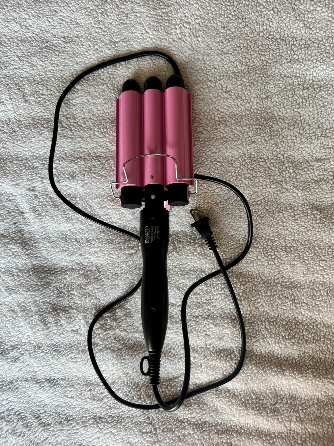 Pink 3-Barrel Hair Waver - photo 2
