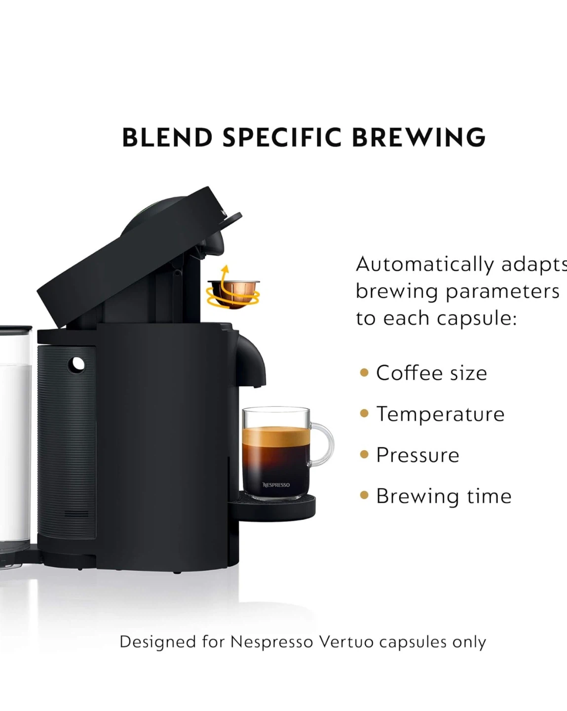 Nespresso Vertuo Plus & Aeroccino3 Coffee Machine - photo 5