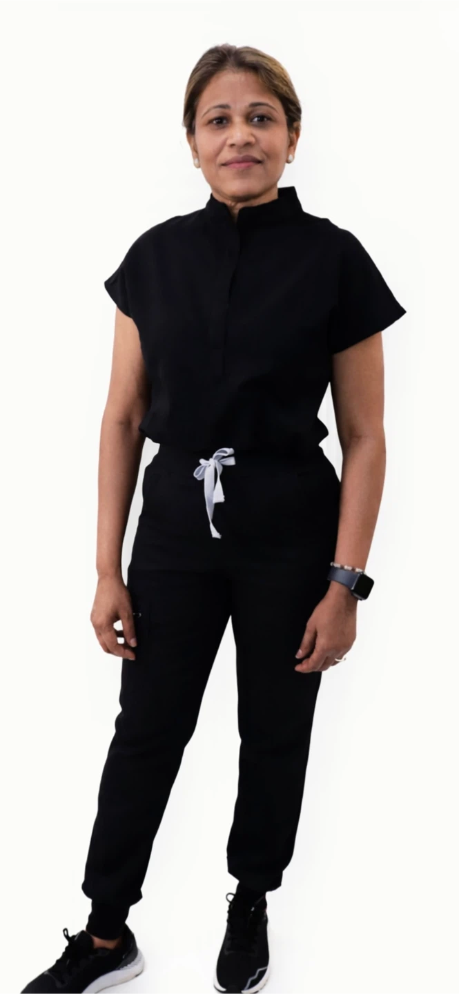 Black Scrub Top