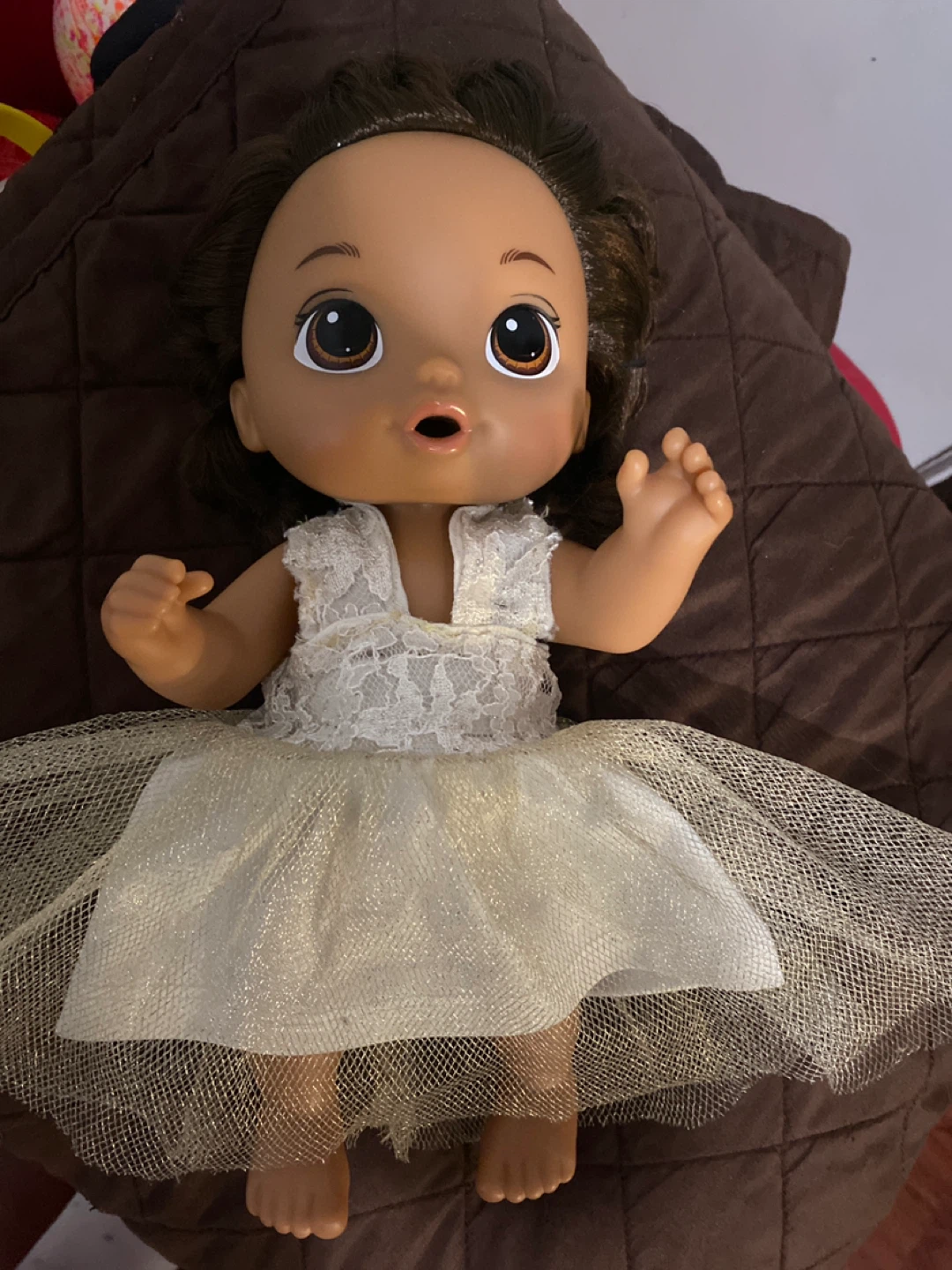 Muñeca doll with hand made. Dress - photo 3