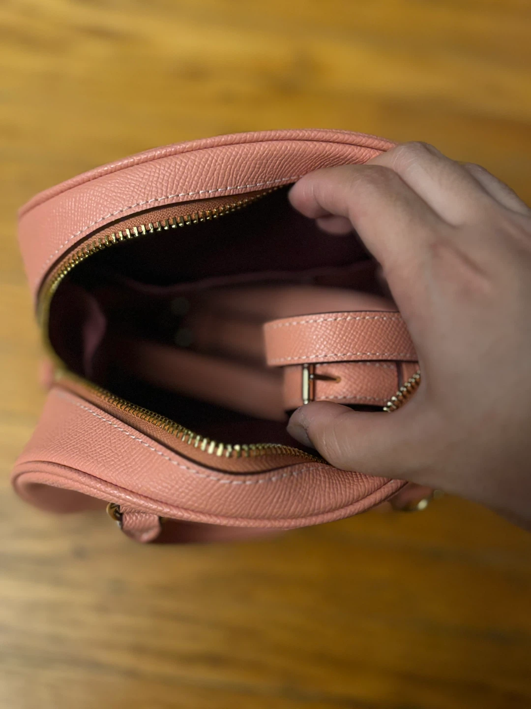 Coach Top Handle Bag - Coral Pink - photo 2