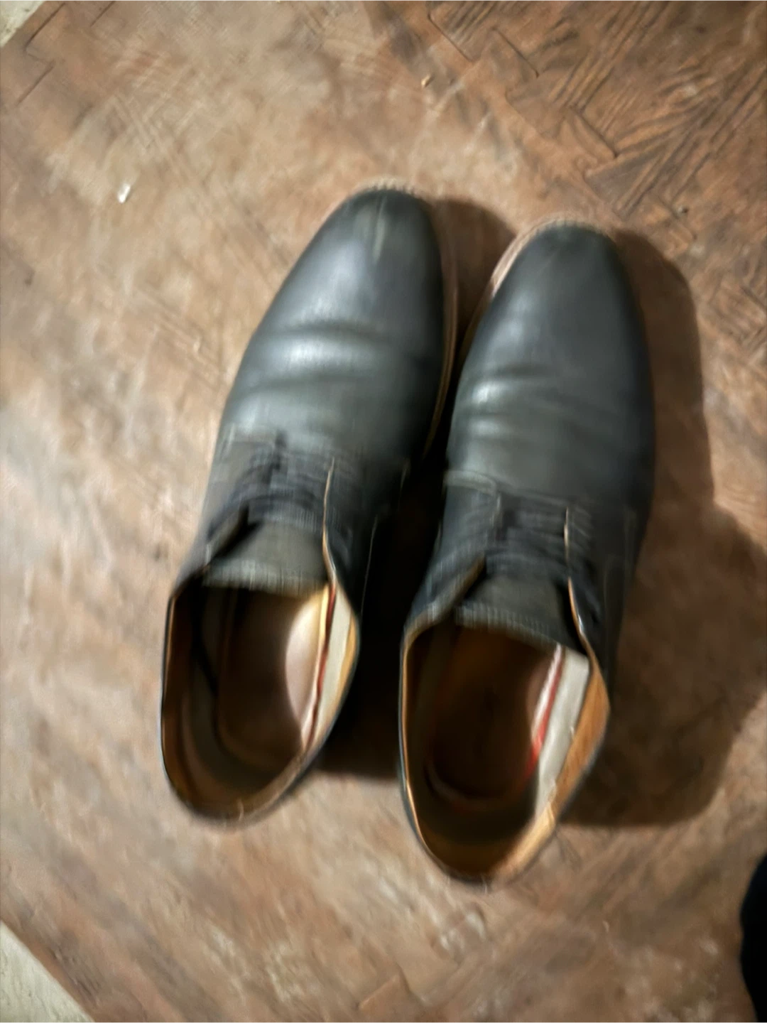 Men's Black Leather Dress Shoes - photo 2