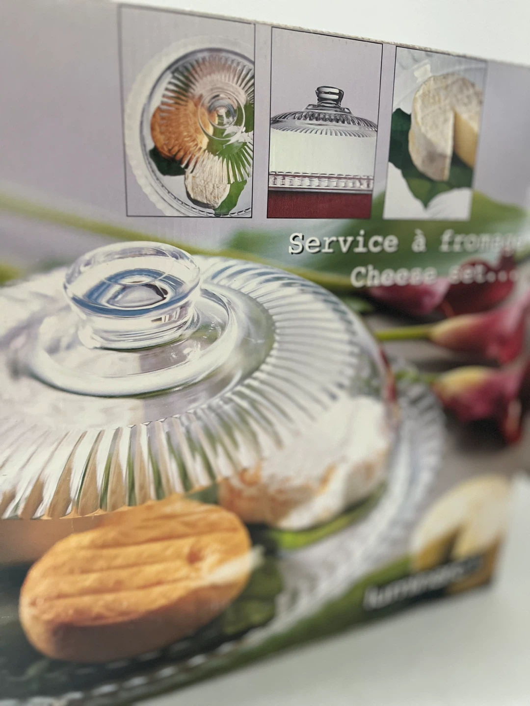 All-Glass Serving Set- Perfect for Appetizers & Pastries