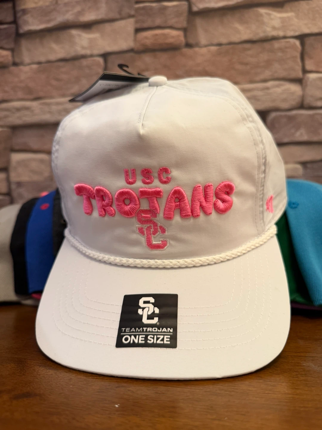 USC Trojans White One Size Baseball Cap