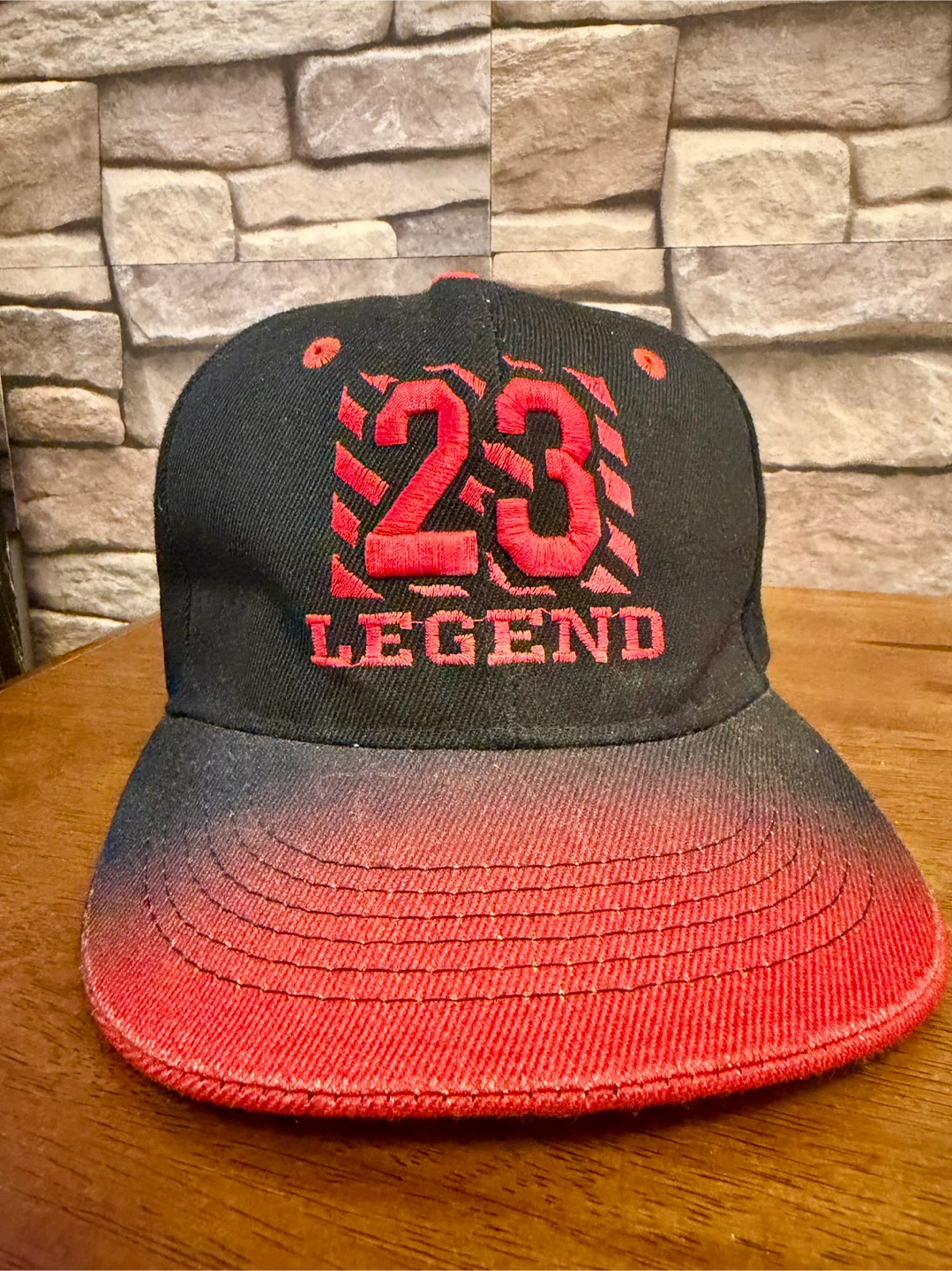 Black and Red "23 LEGEND" Baseball Cap - photo 2