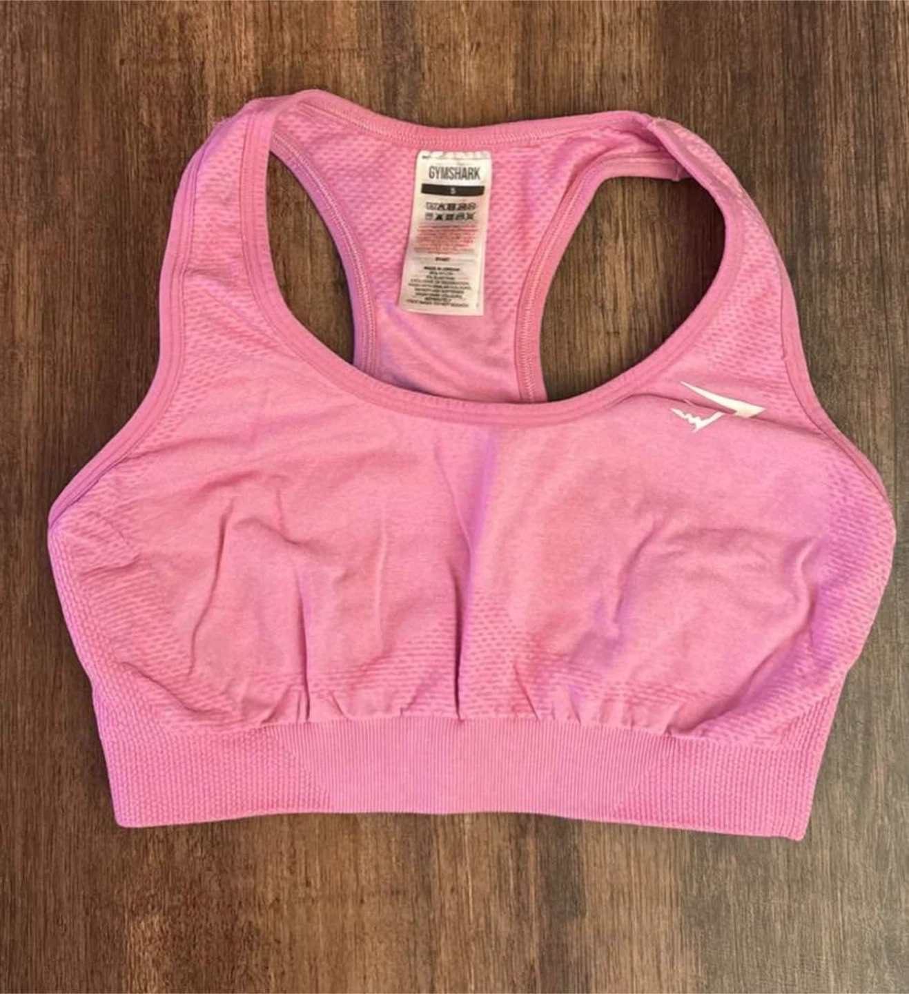 Gymshark Pink Sports Bra & Leggings Set - photo 2