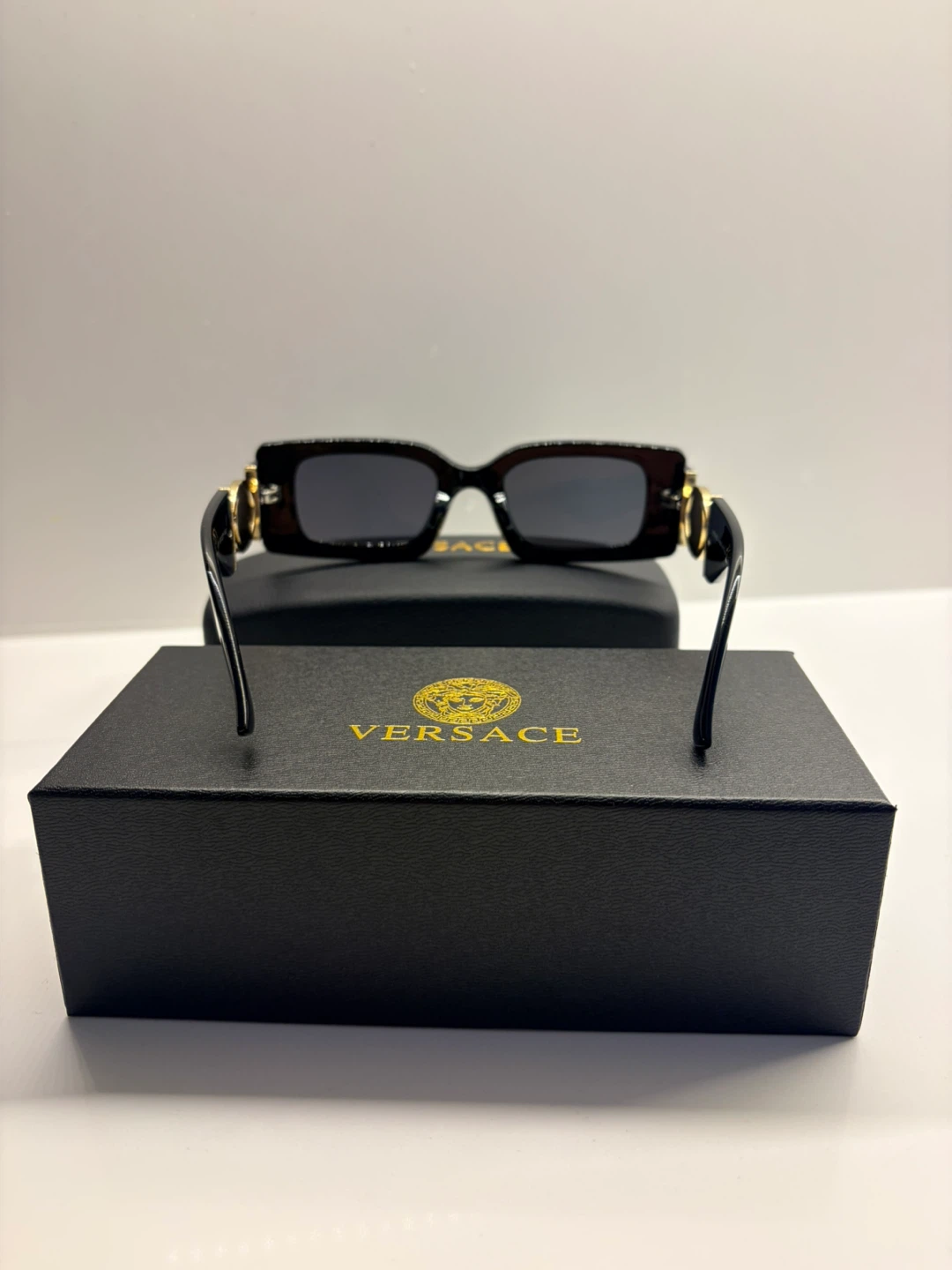 Versace Black Sunglasses with Medusa Accent - photo 2