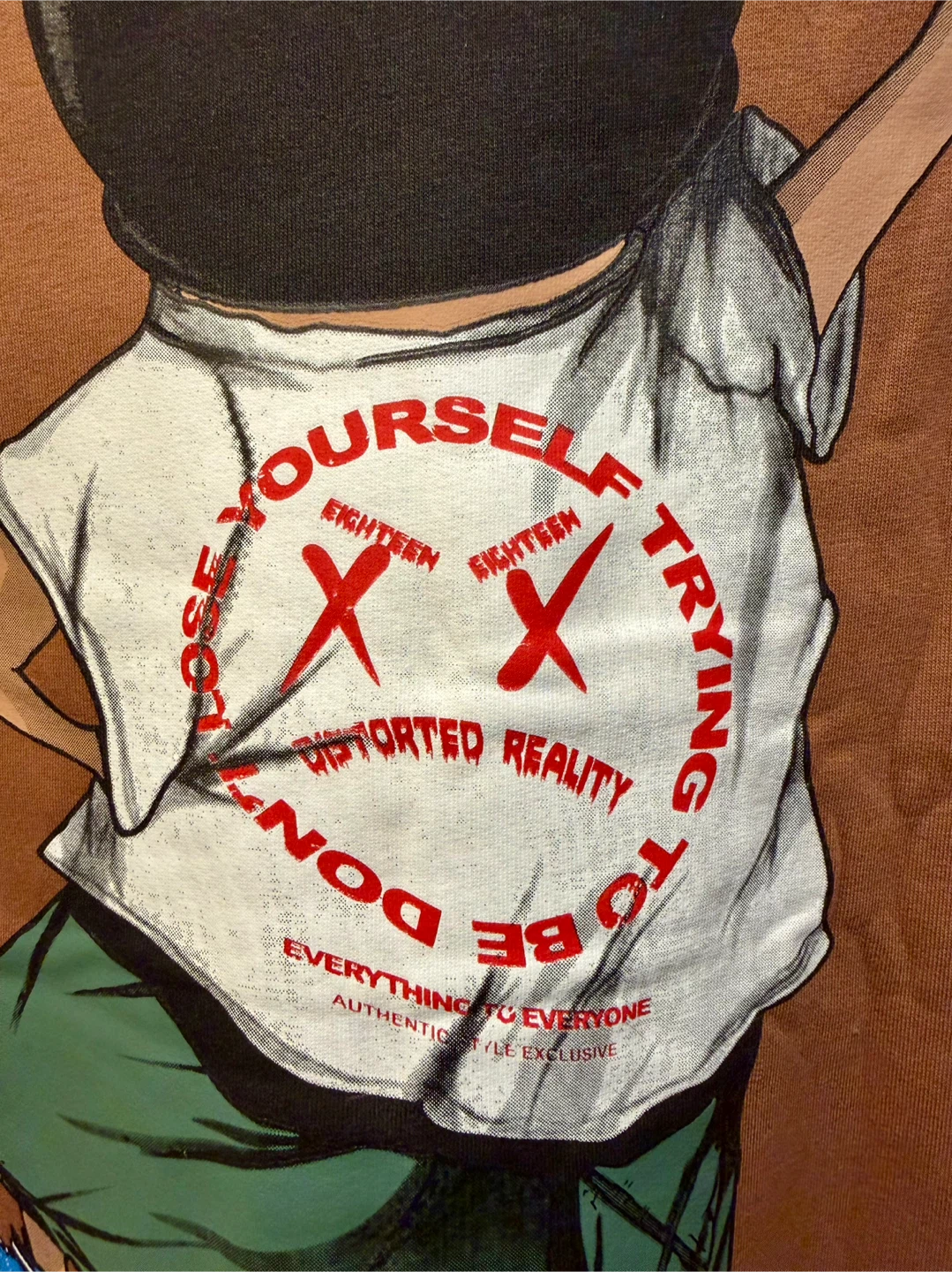 Brown Graphic Crewneck Sweatshirt - photo 3
