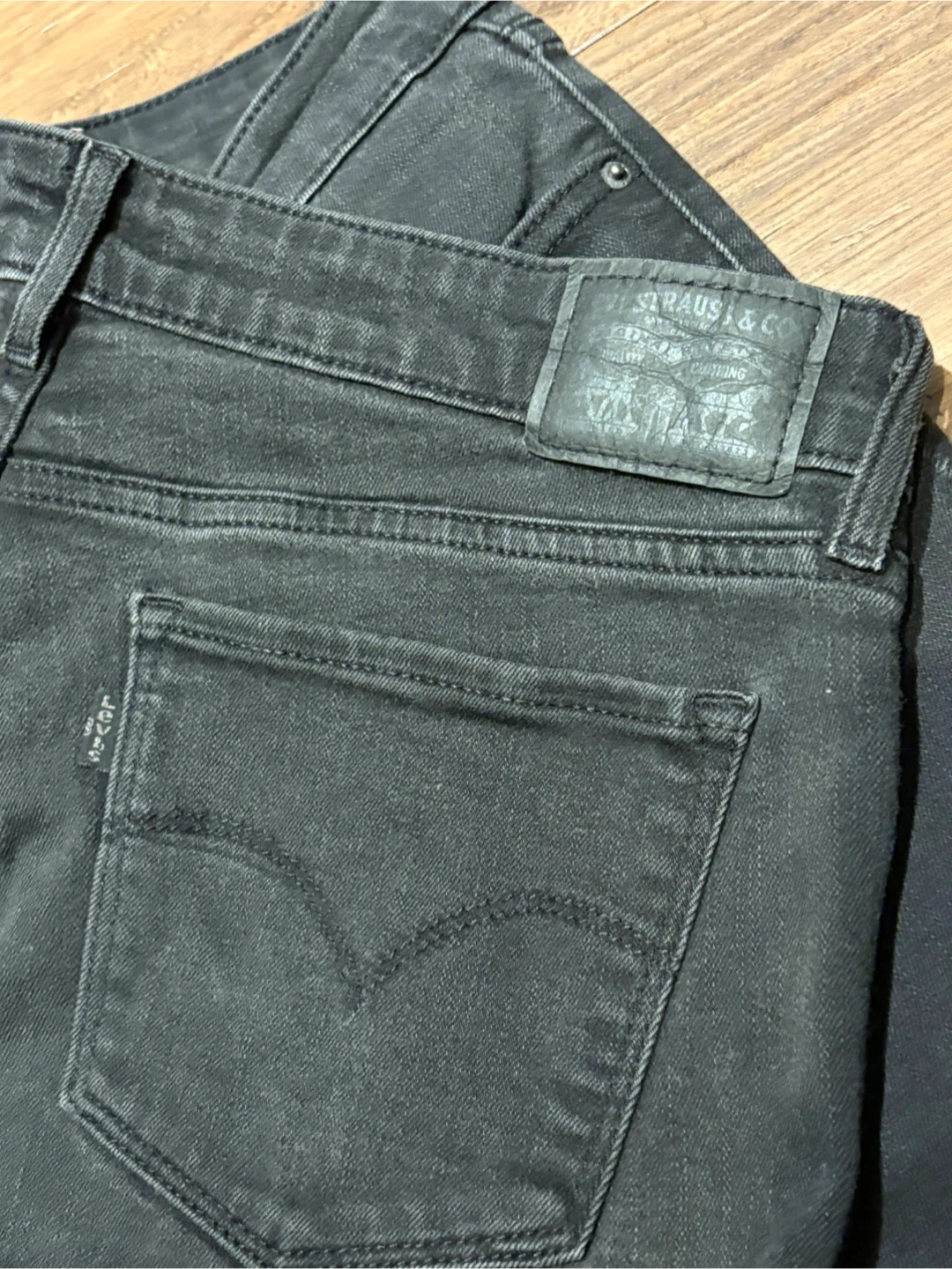 Levi's 711 Skinny Jeans - Black - Size 30 Emo Extreme Skinny - photo 3