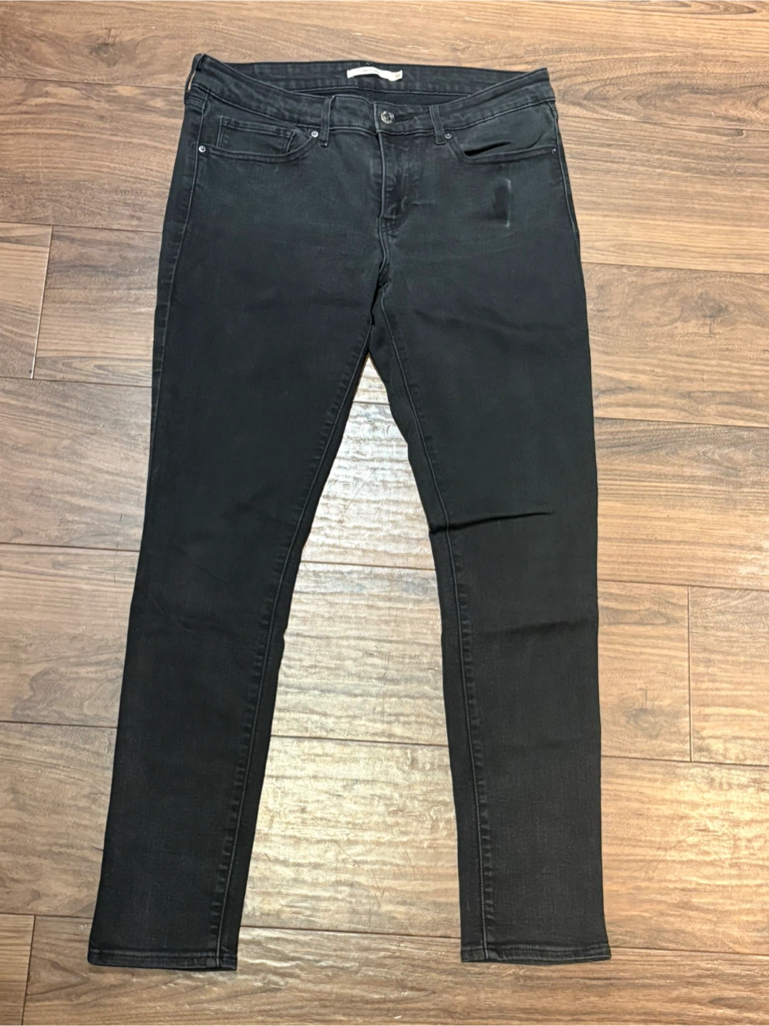 Levi's 711 Skinny Jeans - Black - Size 30 Emo Extreme Skinny - photo 5