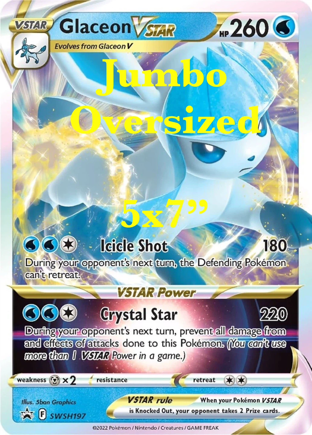 Jumbo Oversized Pokémon VSTAR Cards (5x7") - photo 2