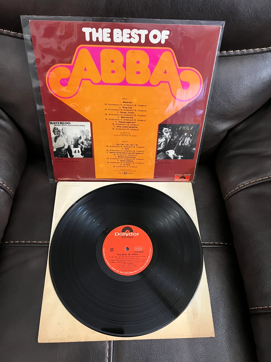 The Best of ABBA Vinyl Record (Hong Kong pressing) - photo 2