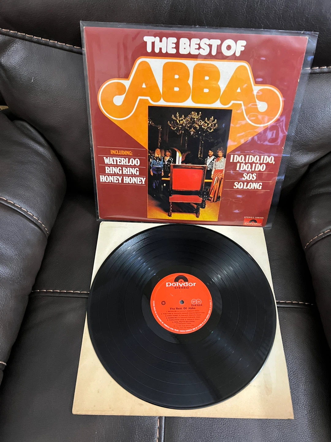 The Best of ABBA Vinyl Record (Hong Kong pressing)