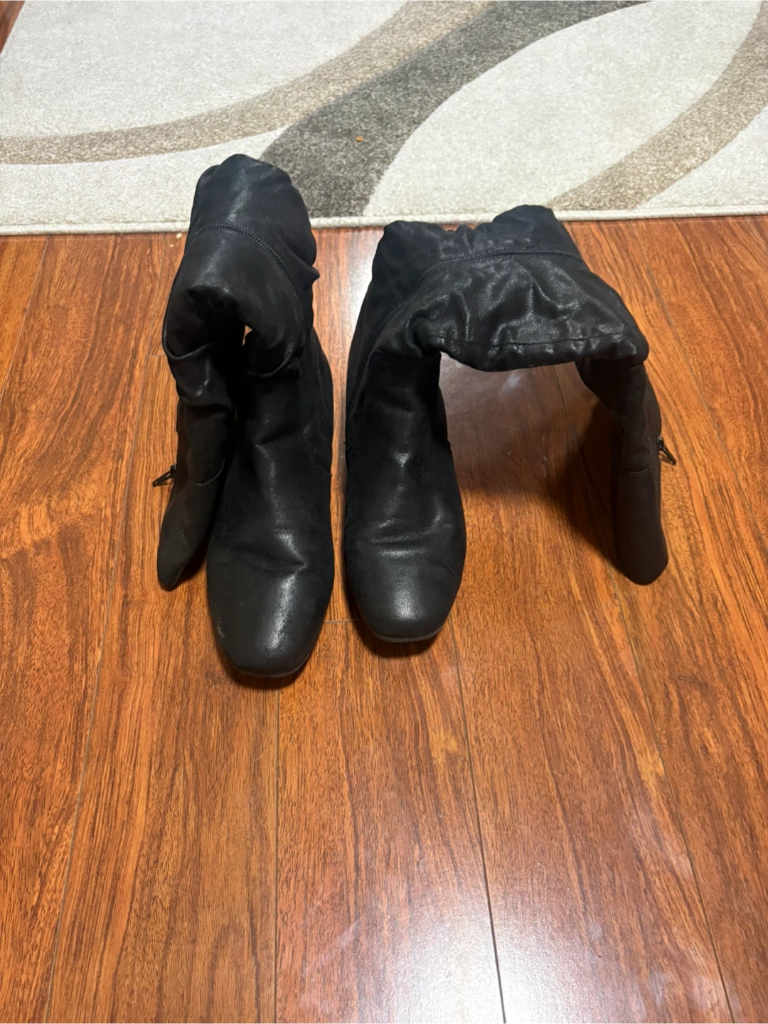 Black Leather Boots - photo 2