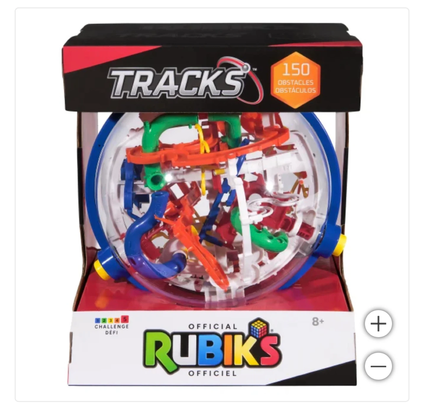 Official Rubik's Tracks 150 Obstacles 3D Maze Ball - photo 2