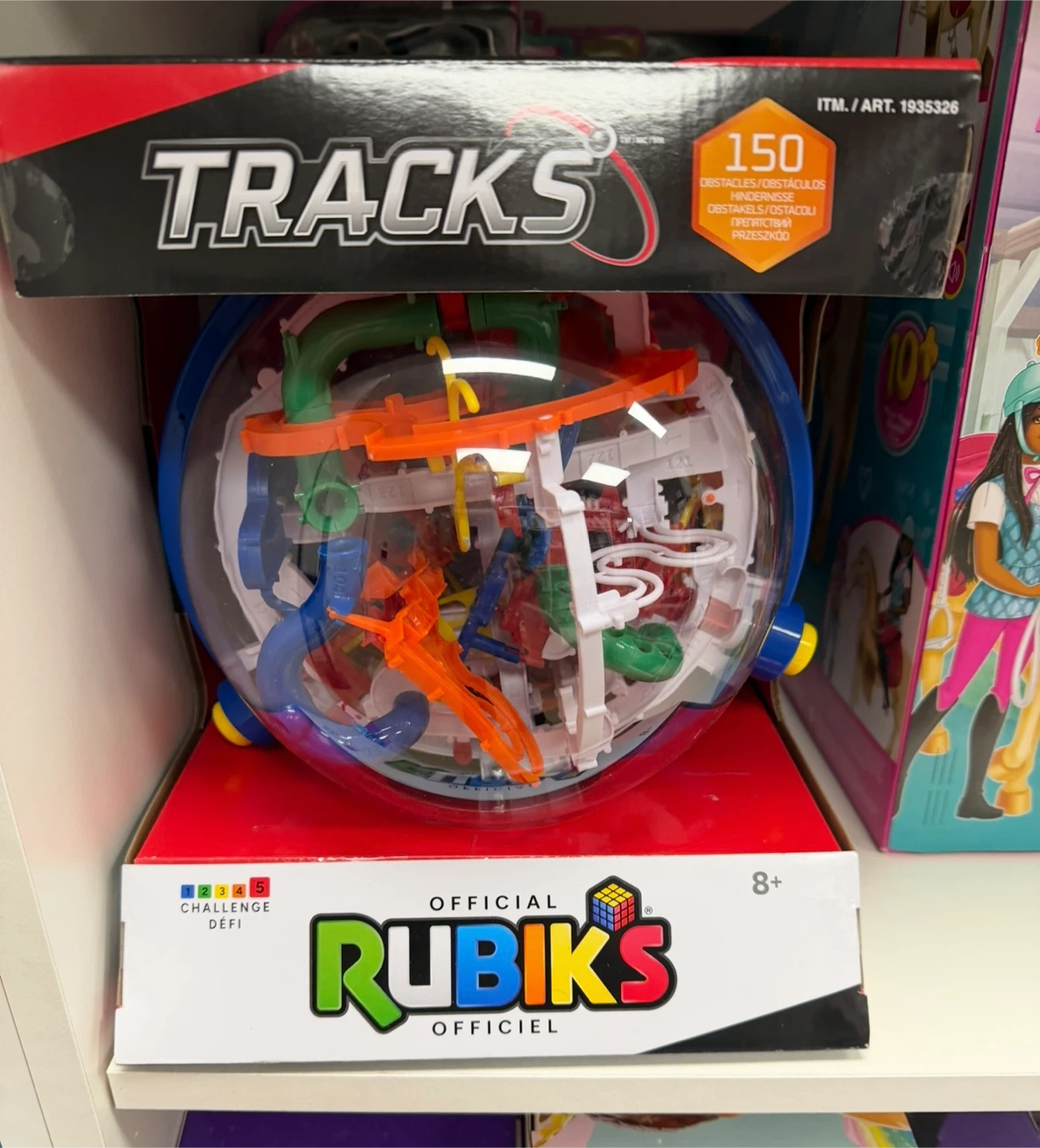 Official Rubik's Tracks 150 Obstacles 3D Maze Ball