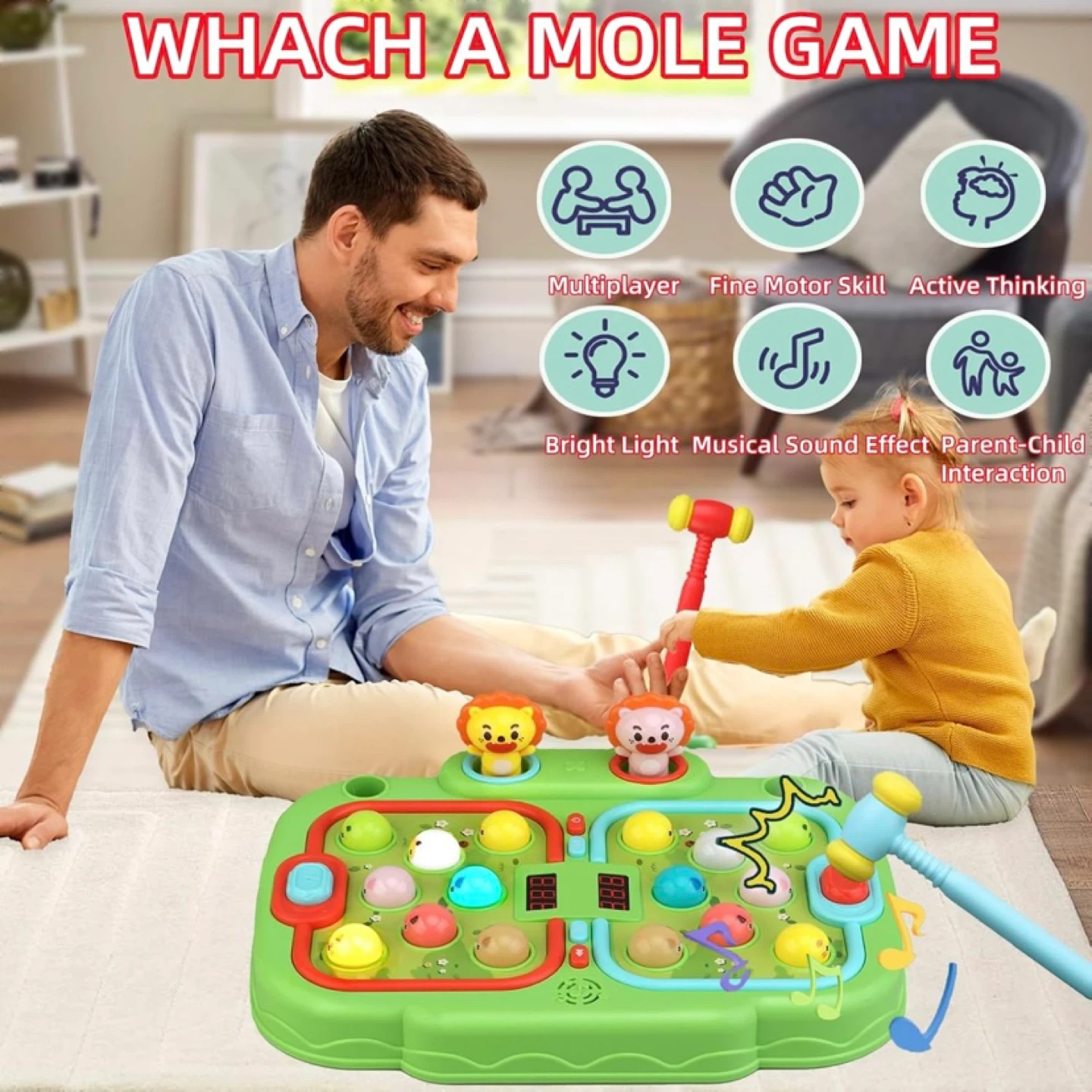 New Interactive Whack A Mole Game - photo 5