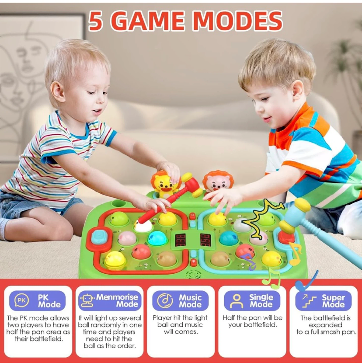 New Interactive Whack A Mole Game - photo 4