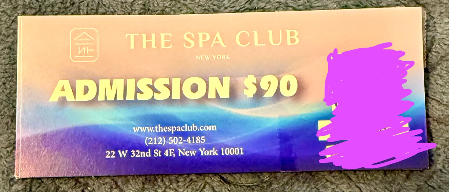 The Spa Club New York Admission Tickets - photo 2