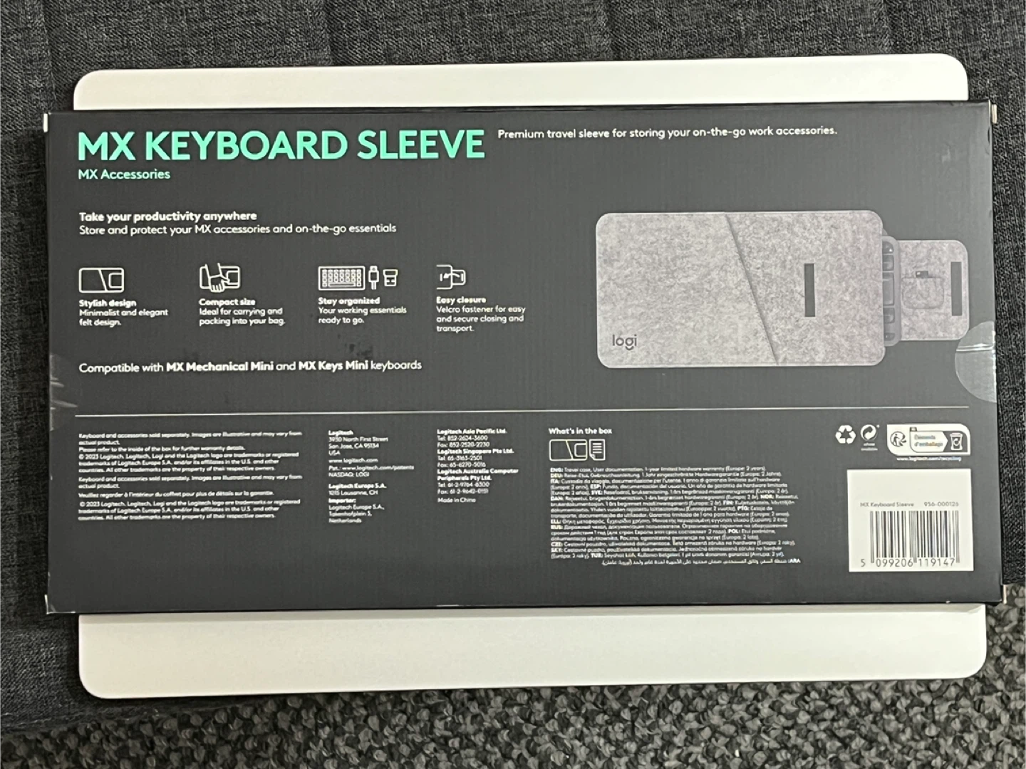 Logitech MX Keyboard Sleeve - photo 2