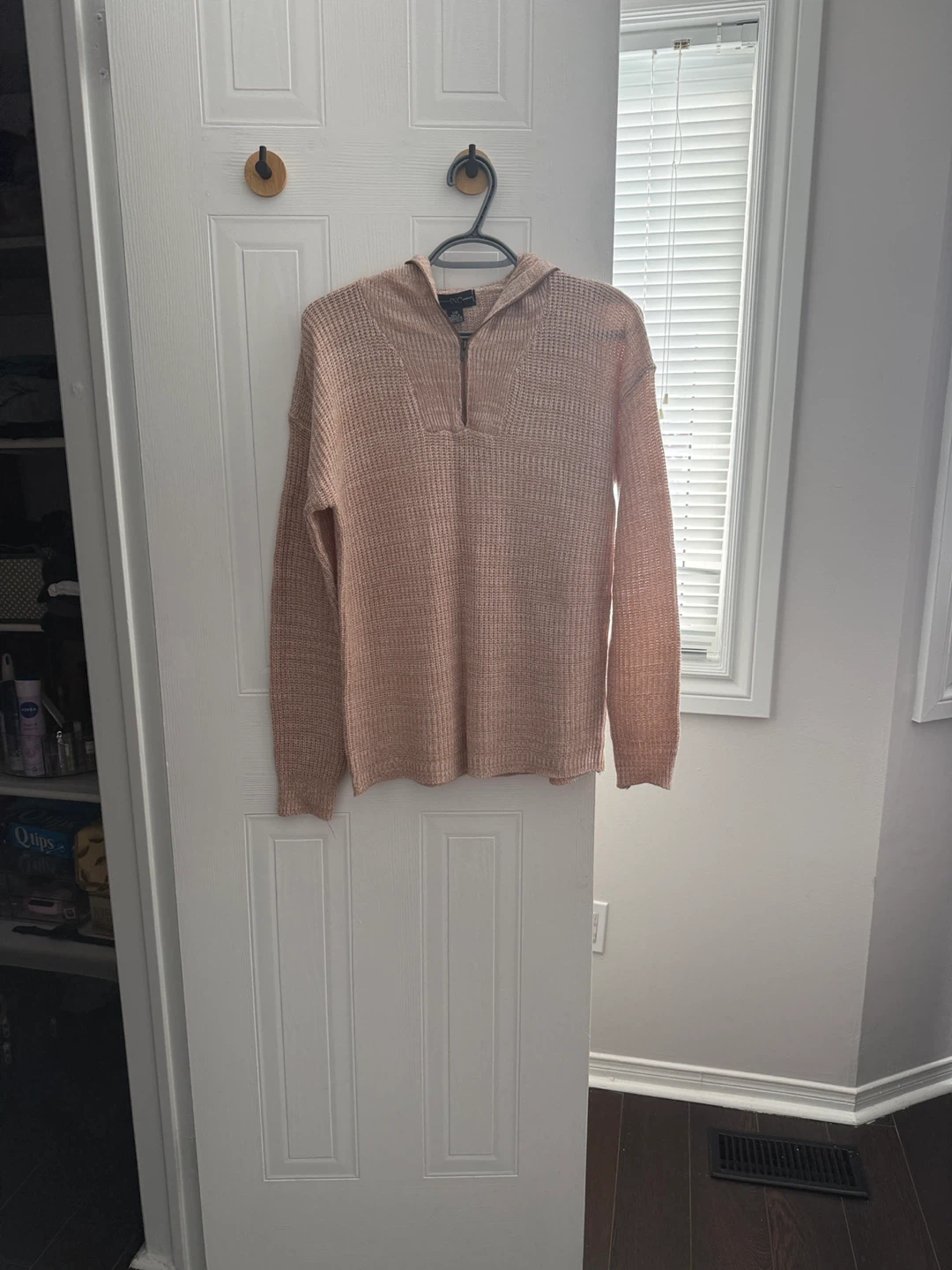 INC International Concepts Women's Quarter Zip Sweater - Pink - photo 3