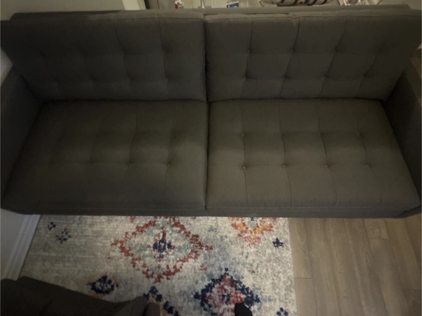 Crate & Barrel Upholstered Headboard - photo 2