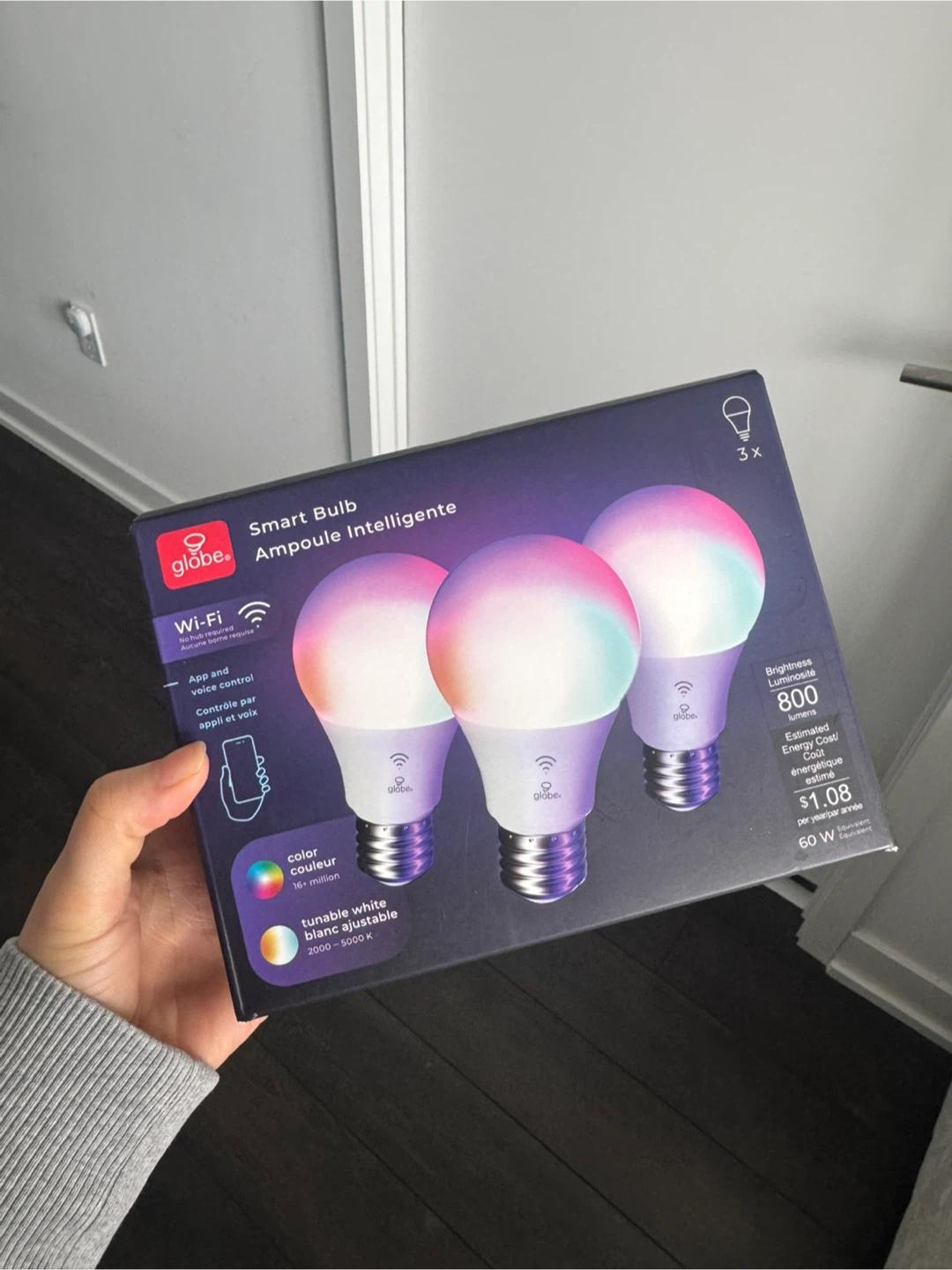 Globe Electric Smart Light Bulbs (3-Pack)