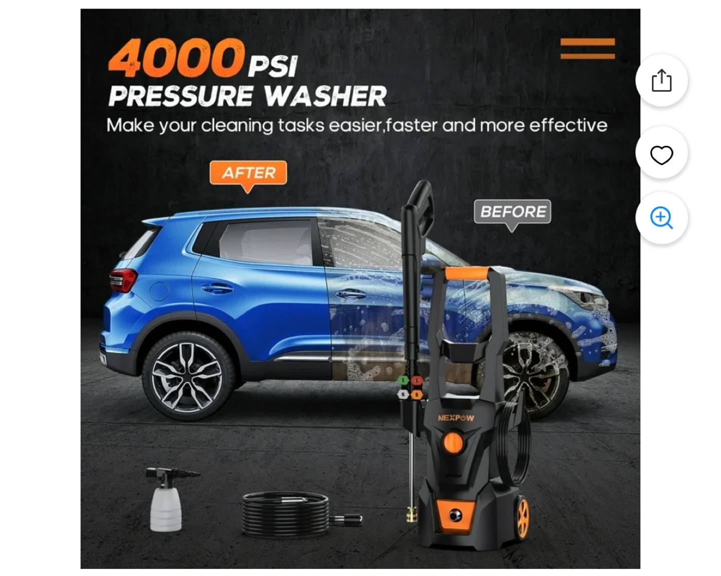 NEXPOW 4000 PSI High Pressure Washer - photo 4