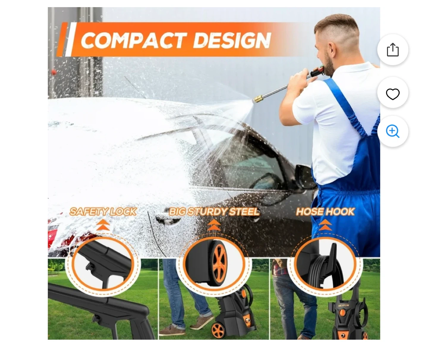 NEXPOW 4000 PSI High Pressure Washer - photo 2