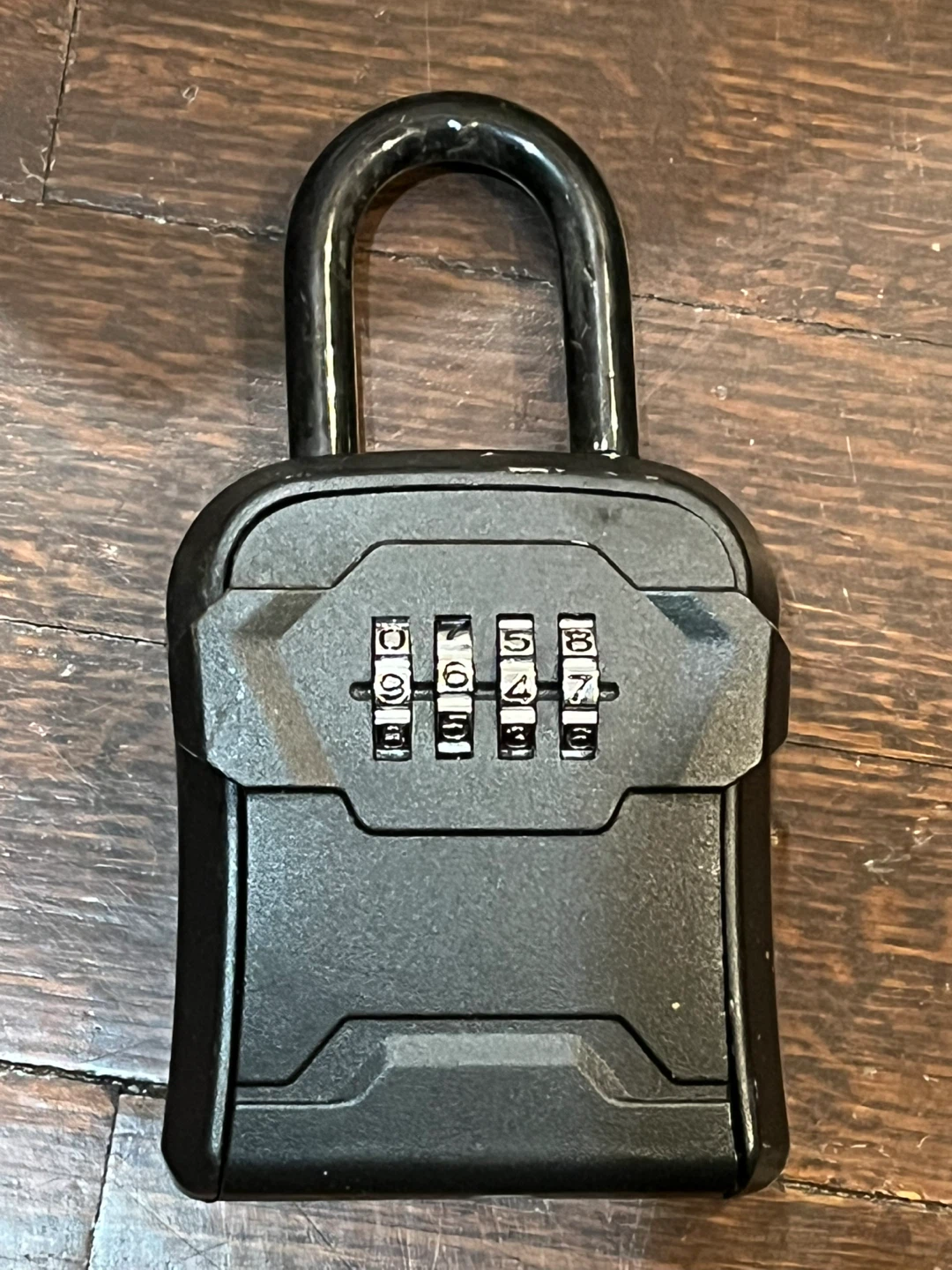 Black Combination Lock Box