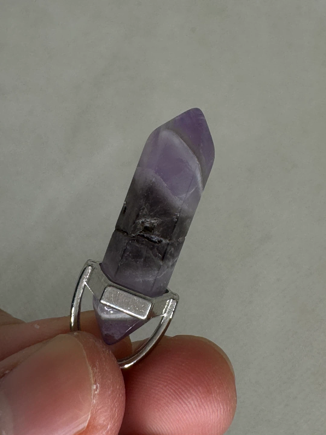 Dream Amethyst Crystal Pendant Necklace - photo 4