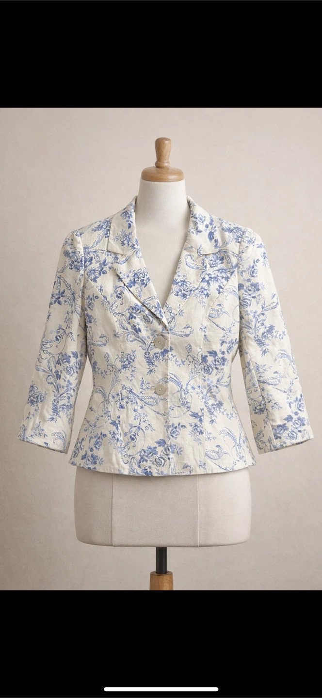 Precis Petite Women's Floral Print Blazer