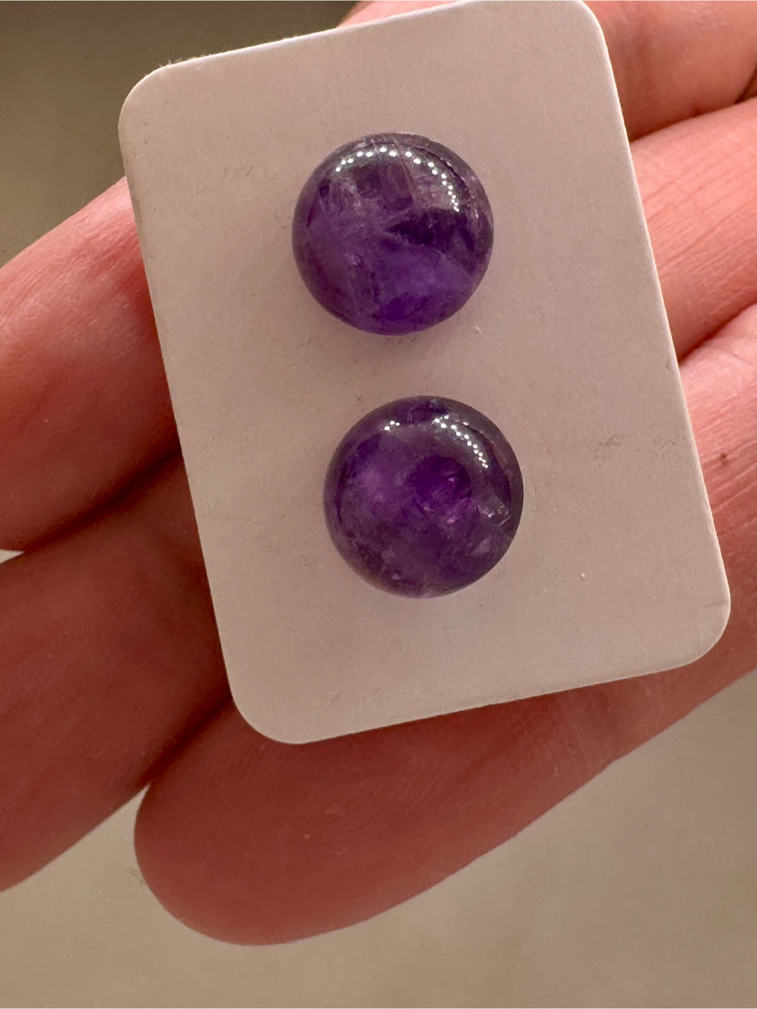 Amethyst earrings - photo 3