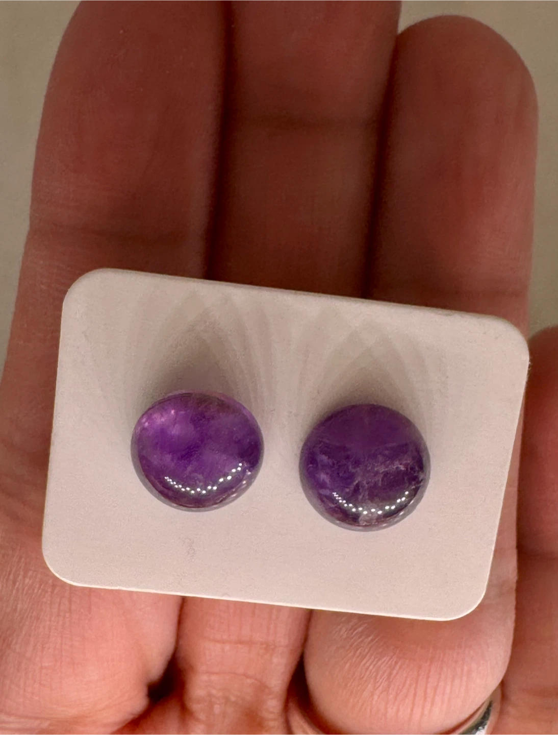 Amethyst earrings
