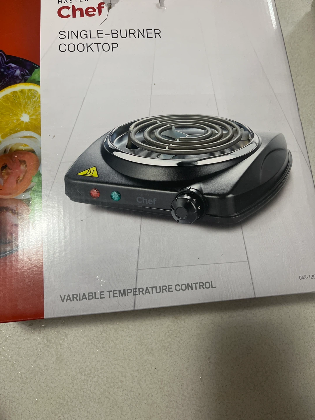 Master Chef Single-Burner Cooktop