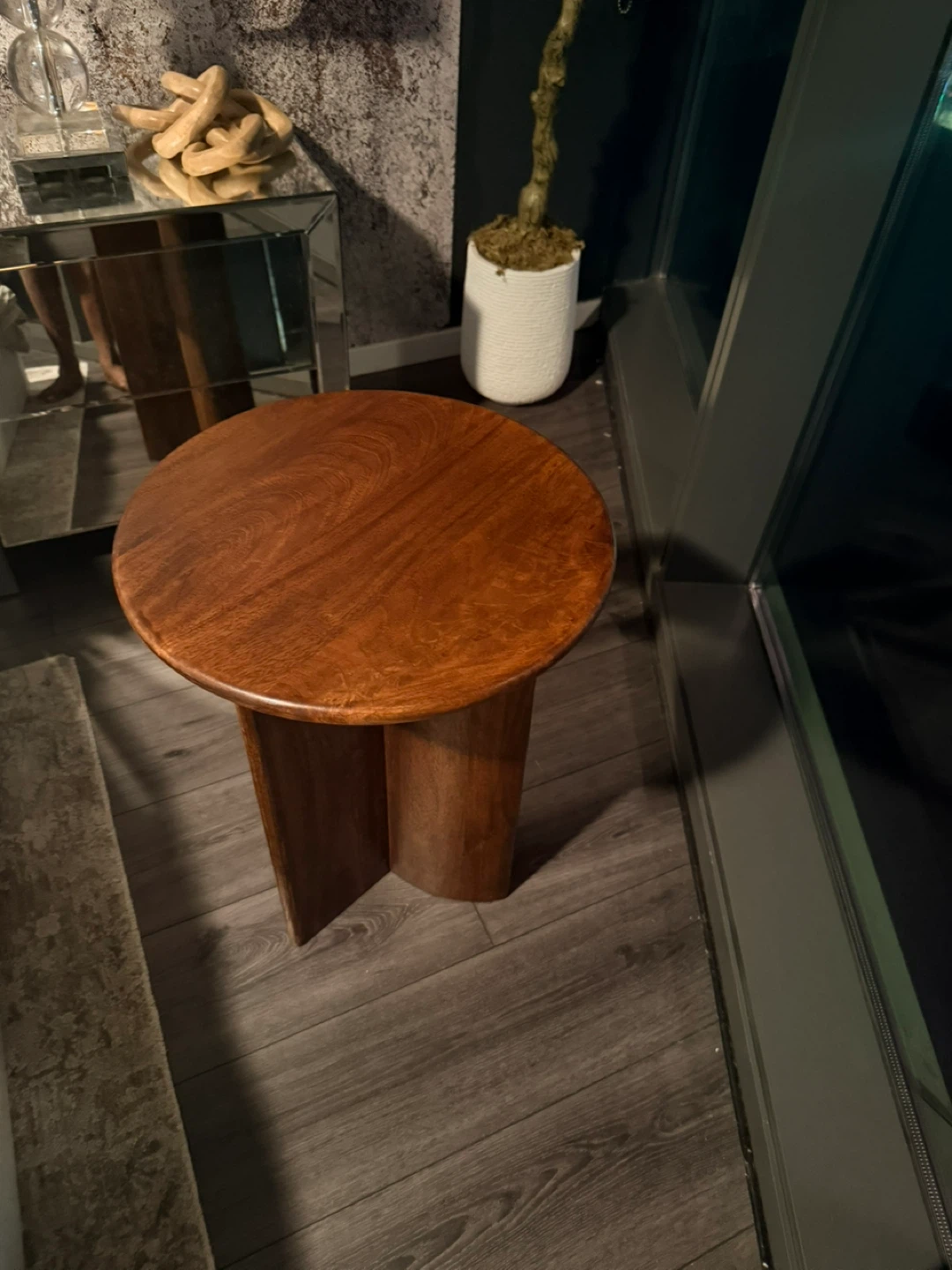 Wooden Side Table - photo 3