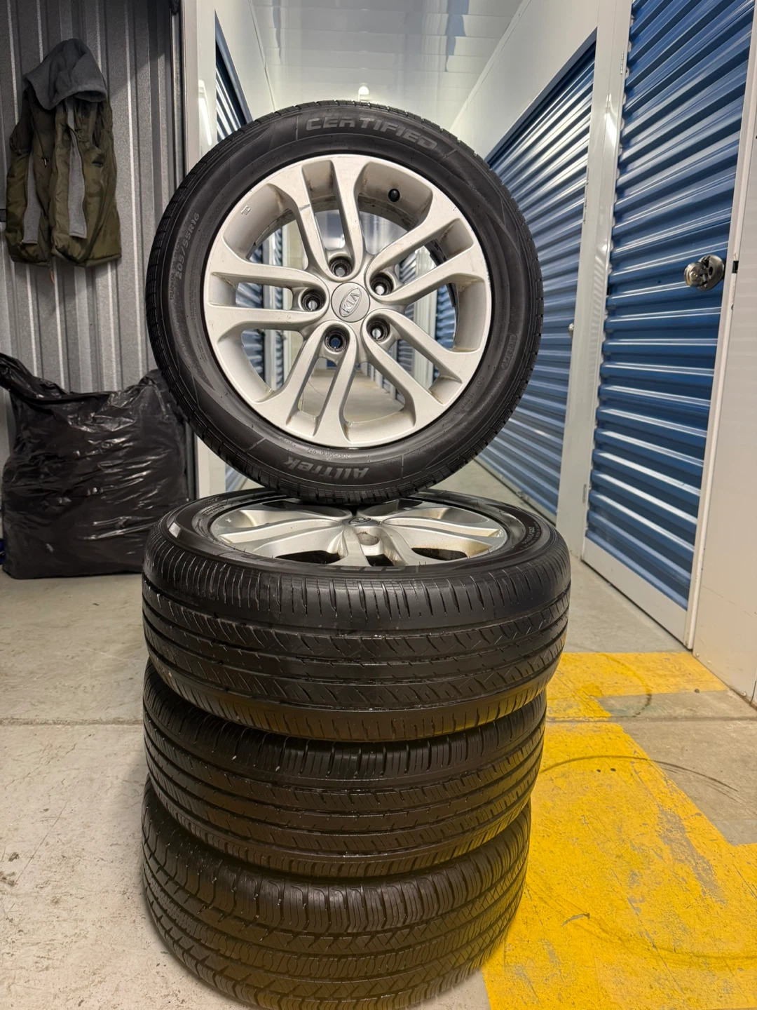 205/55R16 All Season Tires on Kia Rims – DOT 2022 - photo 4