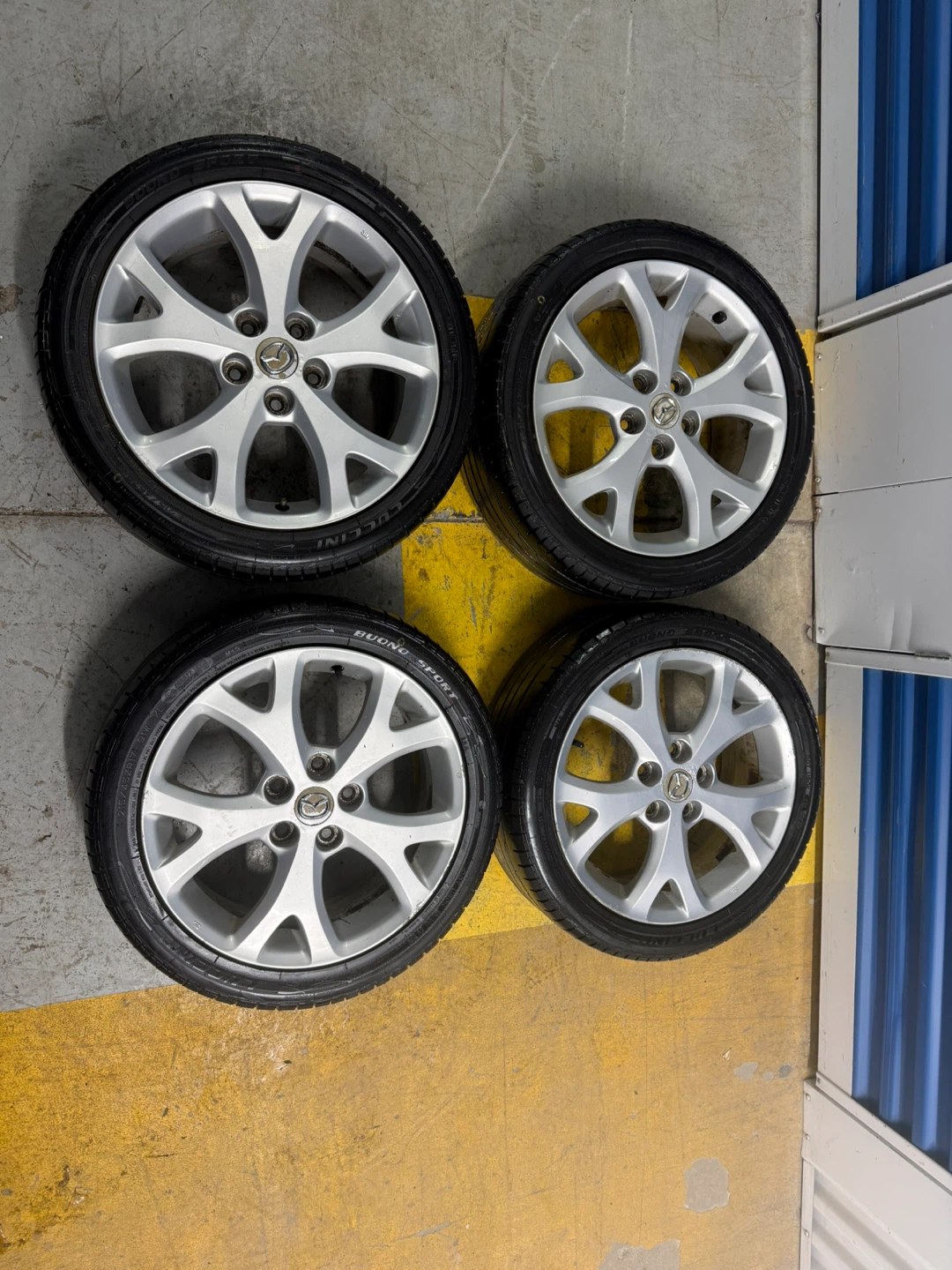 215/45R17 All Season Tires + Mazda 17" Alloy Rims