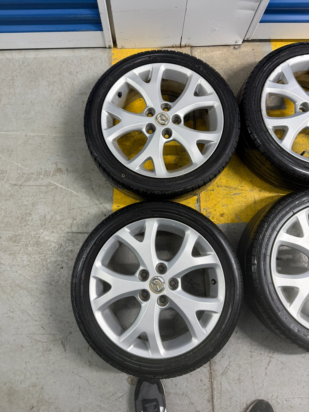 215/45R17 All Season Tires + Mazda 17" Alloy Rims - photo 2