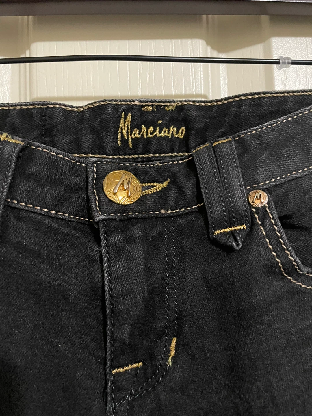 Guess Marciano Black Skinny Jeans Size 28 - photo 4