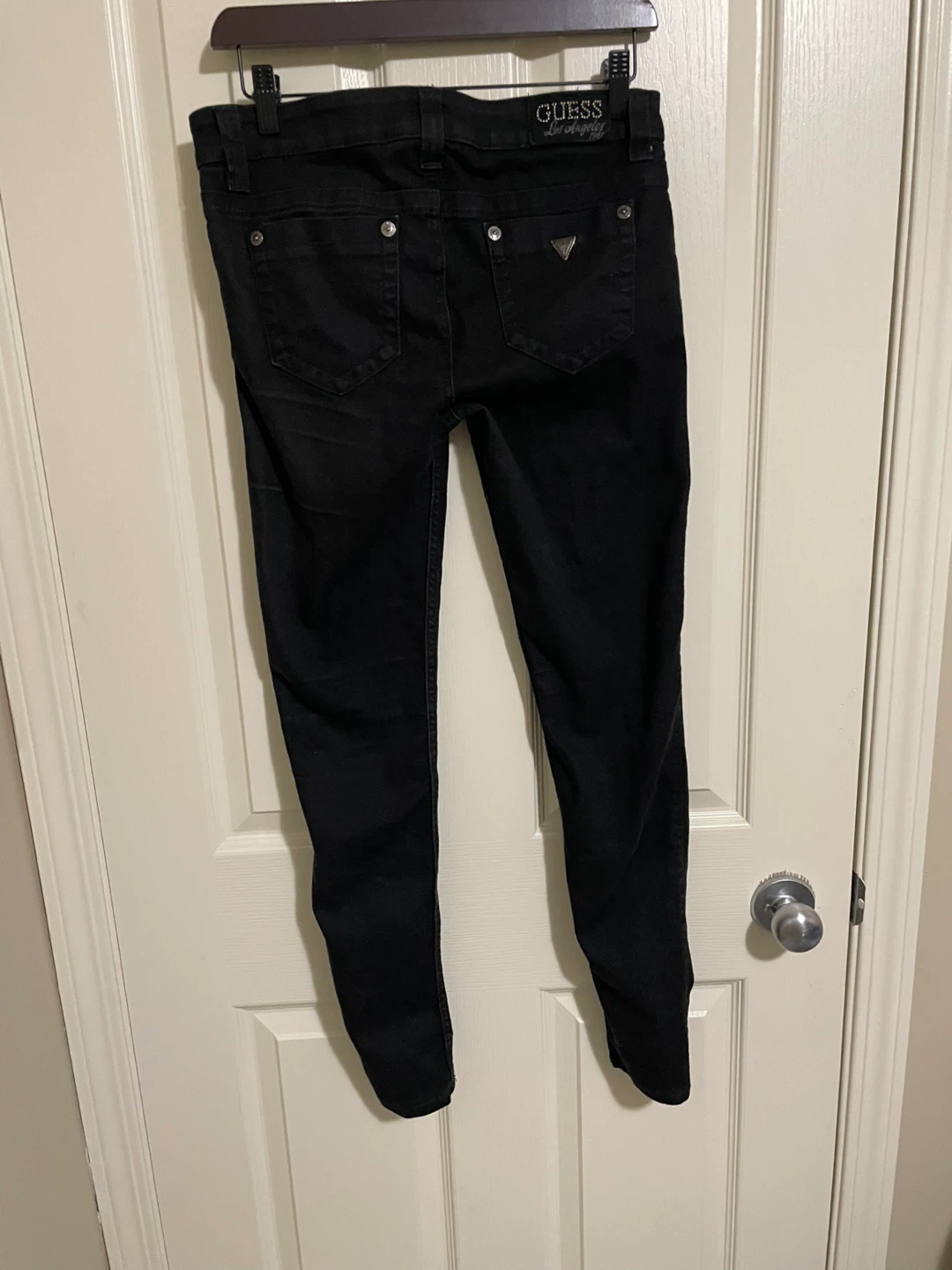 GUESS Jeans Power Skinny Black Pants Size 29 - photo 2