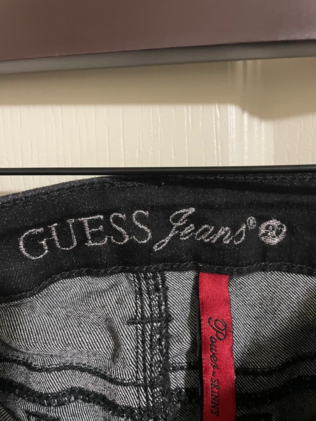GUESS Jeans Power Skinny Black Pants Size 29 - photo 3