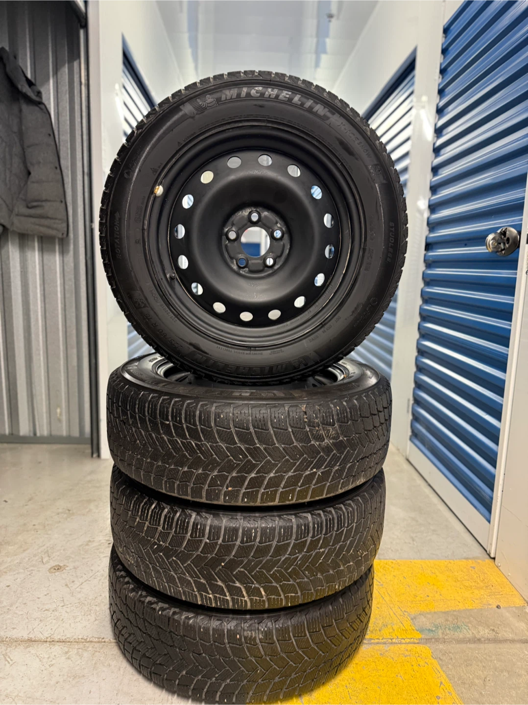 225/60R18 Michelin Winter Tires + Rims – 5x115 – 70.3 CB - photo 4