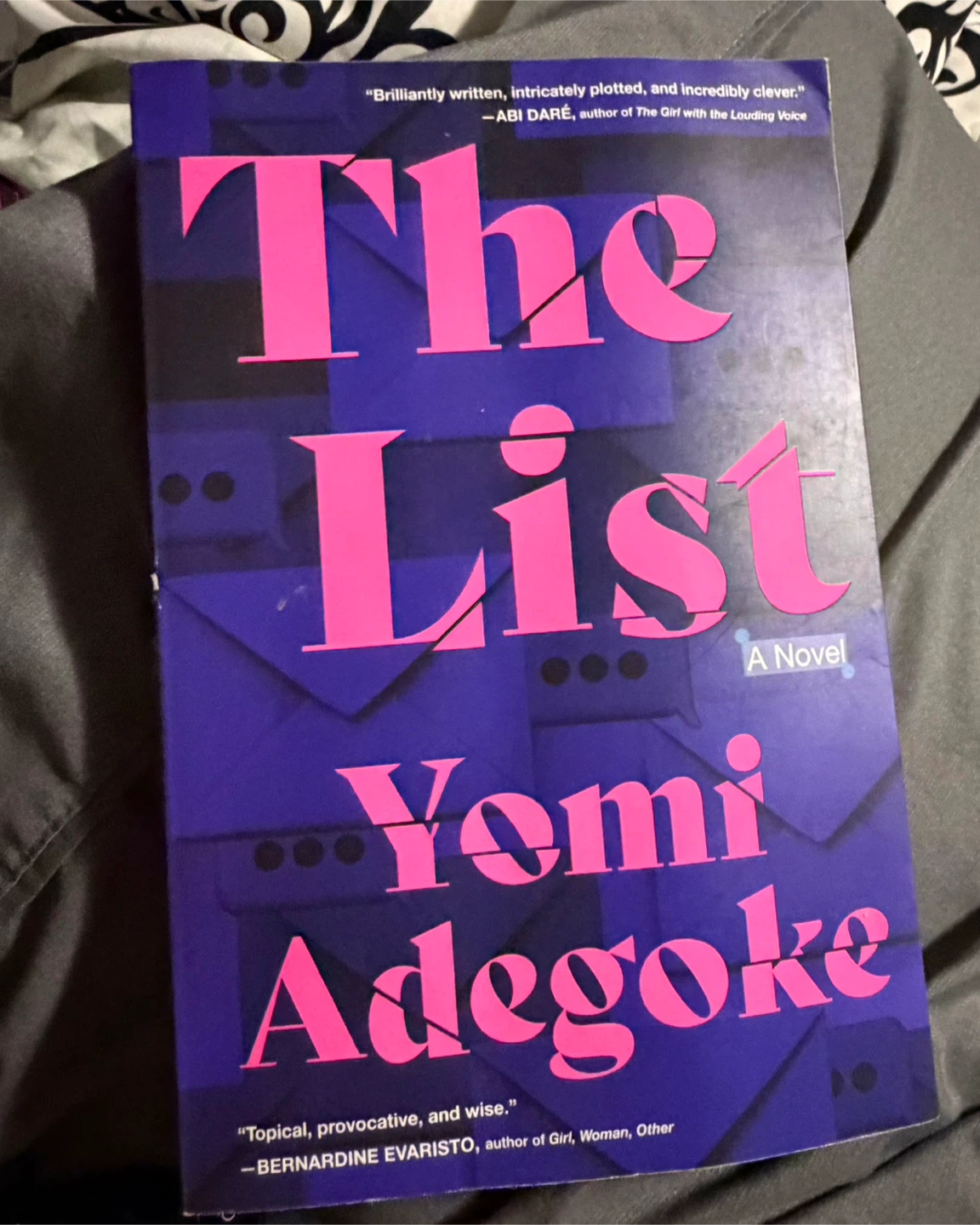 The List A Novel by Yomi Adegboke